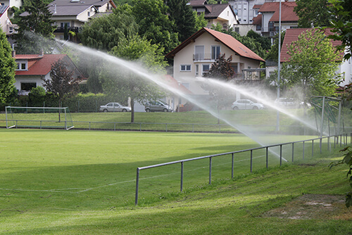 Sportplätze, Sportrasen, Beregnungsanlagen