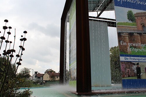 Germersheim Brunnenanlage Wasservorhang